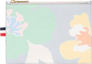 Floral Wallet Women Leather One Size, Grey