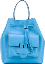 Zelig Bucket Bag Women Leather One Size, Blue