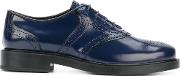 Tod's Chunky Sole Brogues Women Leatherrubber 35, Blue 
