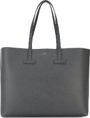 Shopper Tote Women Calf Leather One Size, Grey