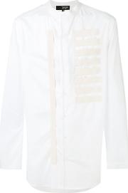Embroidered Shirt Men Cottonspandexelastane 50, White