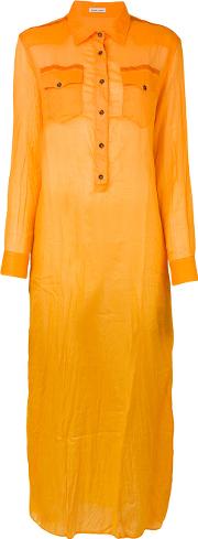 Long Shirt Dress Women Cork 4, Yelloworange