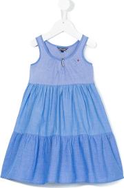 Flared Dress Kids Cotton 12 Mth, Blue