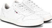 Tommy Hilfiger Junior Lace Up Sneakers Kids Leatherpolyesterrubber 33, White 