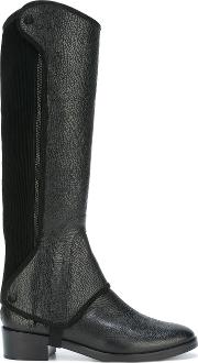 'milburn' Convertible Riding Boots Women Leather 7, Black