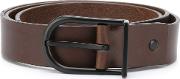 Classic Minimal Belt Men Calf Leather 105, Brown