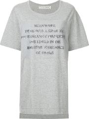 Tu Es Mon Tresor Printed T Shirt 