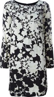 Twin Set Floral Print Long Sleeve Dress Women Polyesterviscose M