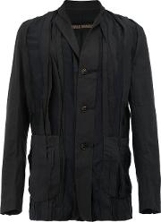 Pleated Button Front Jacket 