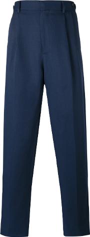 Pleated Trousers Men Cottonlinenflaxmodal 48