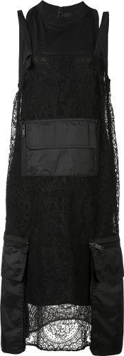 Pocket Detailed Dress Women Silkcottonnylon 4, Black