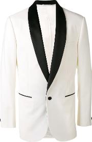 Tuxedo Jacket Men Silkcottoncuprovirgin Wool 50, White