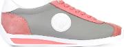 Lace Up Trainers Women Leathernylonrubber 36, Grey