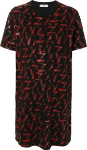 Loose Fit Patterned T Shirt 