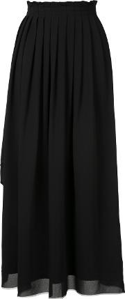 Maxi Skirt Women Elastodieneviscose 6, Black