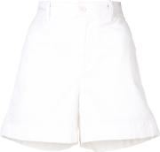 High Rise Mini Shorts Women Spandexelastaneviscose 2, White