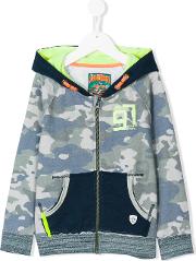 Zip Up Hoodie Kids Cottonpolyester 4 Yrs, Blue