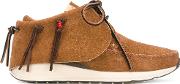 Fbt Moccasin Trainers Men Leathercalf Suederubber 11, Brown