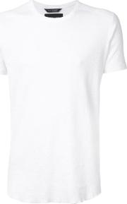 Wings Horns Round Neck T Shirt 