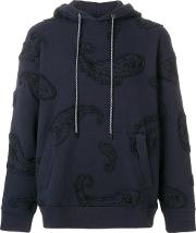 Embroidered Applique Hoody 