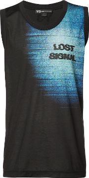 Y 3 Lost Signal Tank Men Cottonpolyester S