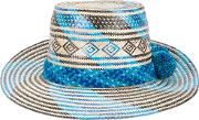Blue Marea Hat Women Straw One Size