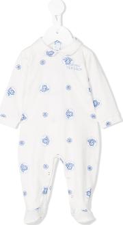 Medusa Print Pyjamas Kids Cottonspandexelastane 6 Mth, White