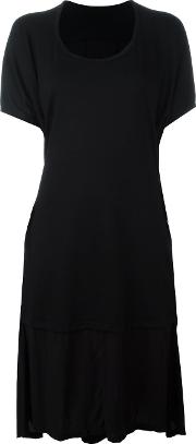 Y's Shortsleeved T Shirt Dress Women Rayonwool S, Black 