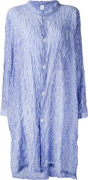 Y's Striped Shirt Dress Women Cottonpolyurethanetencel 1, Blue 