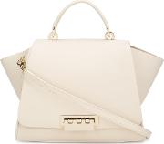 Eartha Iconic Soft Top Handle Women Calf Leather One Size, White
