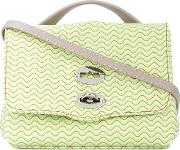 Baby Postina Printed Crossbody Bag Women Leather One Size, Green