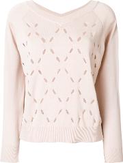 Perforated Knit Top 