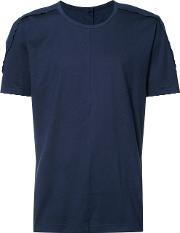 Panelled T Shirt Men Cotton 46, Blue