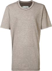 Raw Edge T Shirt Men Cotton 48, Grey