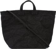 Large Shopper Bag Women Aluminiumcotton One Size, Black