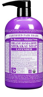 Dr Bronner's Organic Shikak Lavender Hand & Body Soap 710ml