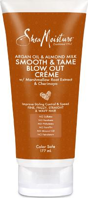 Shea Moisture Argan Oil & Almond Milk Smooth & Tame  Out Creme 177ml