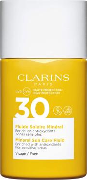 Clarins Mineral Sun  Fluid For Face Spf30 30ml
