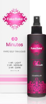 60 Minutes Self Tan Liquid 236ml & Professional Mitt
