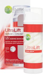 Skin Naturals Ultra Lift Serum Cream 2in1 Anti Ageing Skincare 50ml