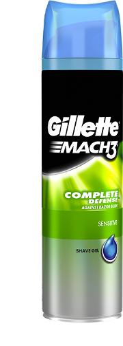 Mach3 Complete Defense Sensitive Men's Shaving Gel 200ml