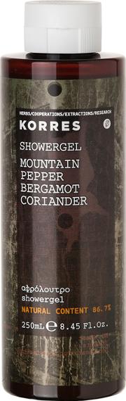Mountain Pepper Bergamot Coriander Showergel 250ml