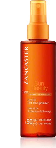 Sun Beauty Satin Sheen Oil Fast Tan Optimizer Spf50 150ml Fr