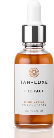 Tan Luxe The Face Illuminating Self Tan Drops ghtmedium 30ml