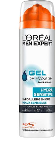 Paris Men Expert Hydra Sensitive Shaving Gel 200ml