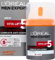 Paris Men Expert Vita Lift 5 Daily Moisturiser 50ml