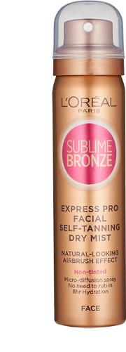 L'oreal Paris Sublime Bronze Self Tanning Dry  For Face 75ml