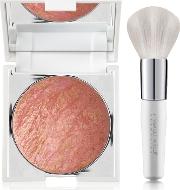 Cid Cosmetics I Glow Compact Shimmer Powder With Mirror 9g With Free Small Powder Brush