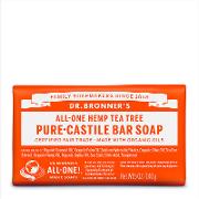 Dr Bronner's All  Hemp Tea Tree Pure Castile Bar Soap 140g
