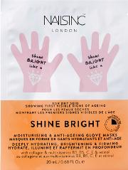 Nailsinc  Bright Moisturising & Anti Ageing Glove Masks Deeply Hydrating, Brightening & Firming 20ml